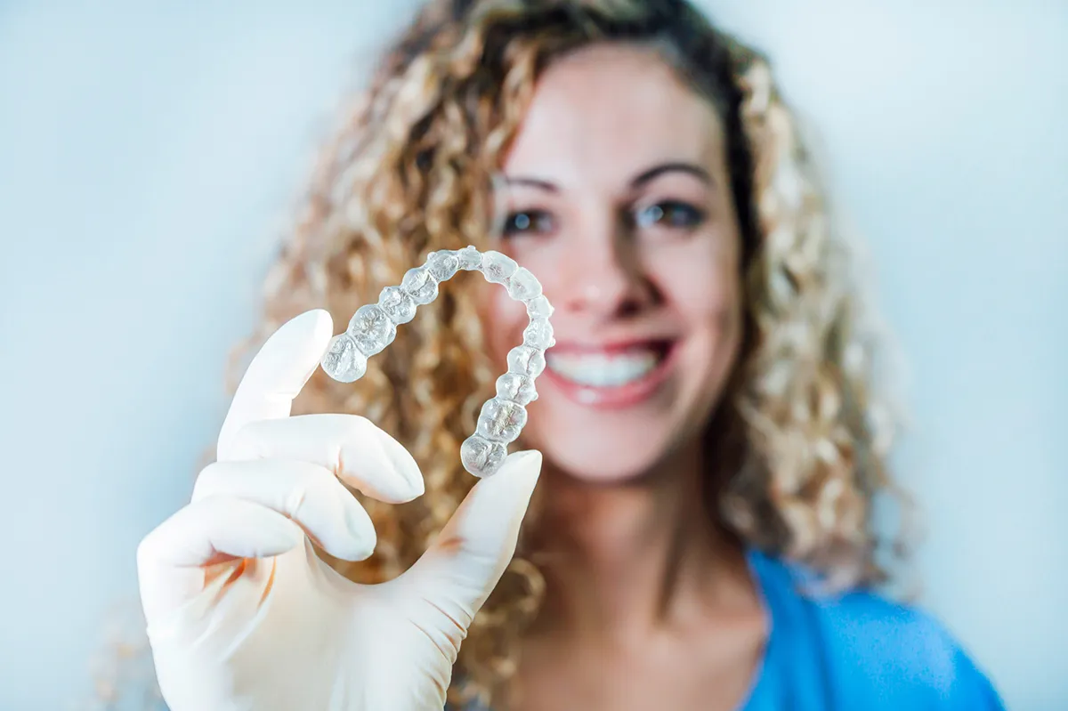 Maintaining oral hygiene with Invisalign